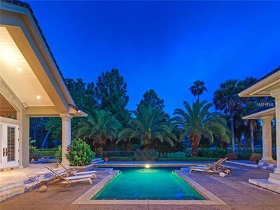 Lakefront Luxury Estate for Sale in Orlando Florida - Pool Area